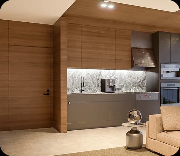 Renderização arquitetônica living room